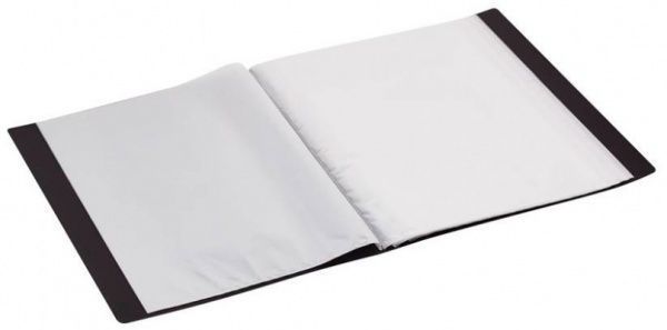 Папка с файлами пластиковая A4 10 файлов черная