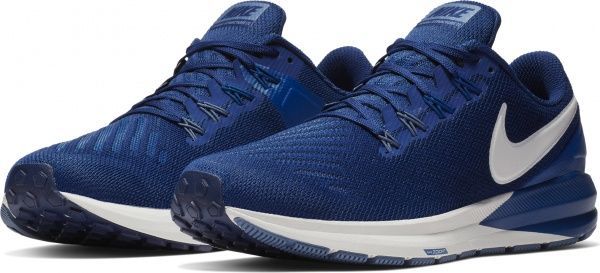 Кроссовки Nike AIR ZOOM STRUCTURE 22 (N) AA1638-404 р.7,5 темно-синий