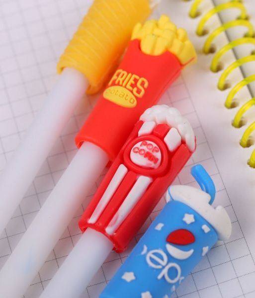 Ручка гелевая Лідер Канц Мороженое 