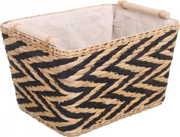 Кошик плетений Tony Bridge Basket з текстилем 43х31х26 см BXF20-5A-1 
