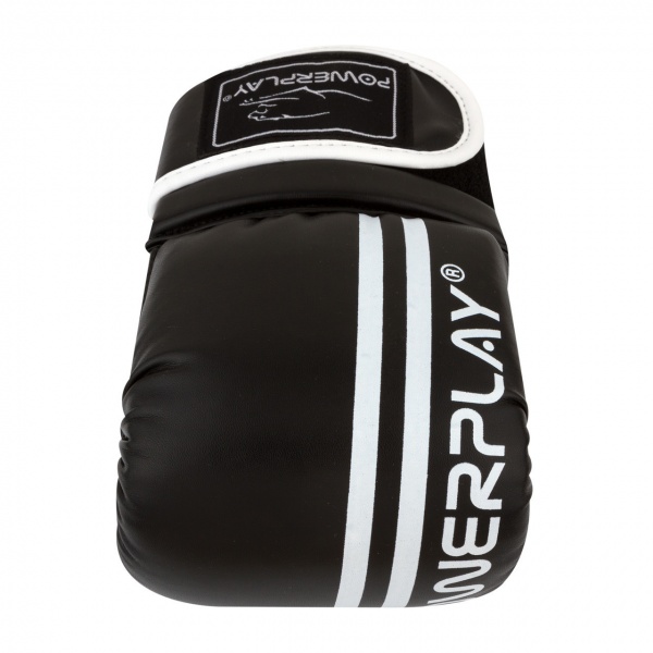 Боксерские перчатки PowerPlay 3025 р. L 5,2oz черный с белым