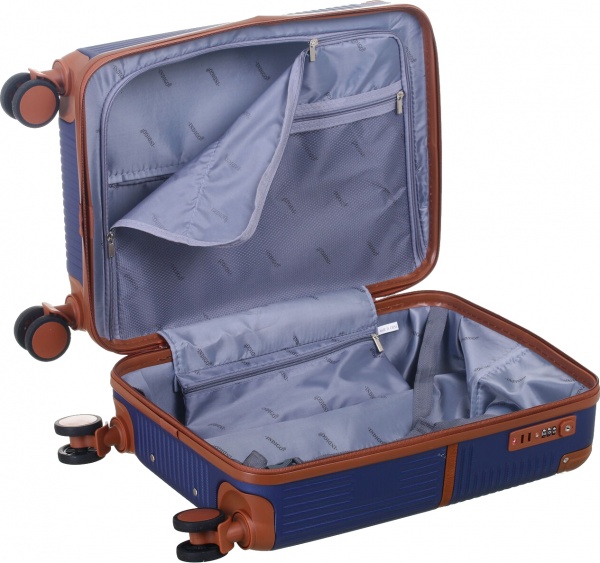 Валіза 41 л синій LS22200 49х36х23 ABS 