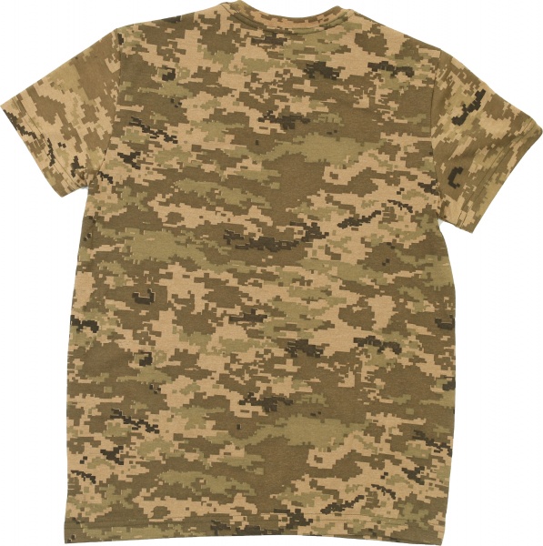 Футболка Мужская, Камуфляж р.М пиксель