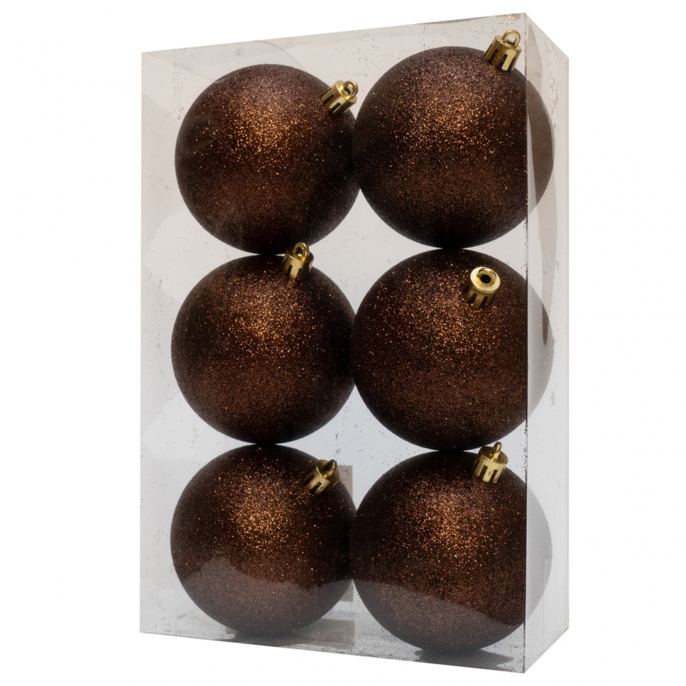 Набор елочных шаров 892364 d 80 мм 6 шт./уп.