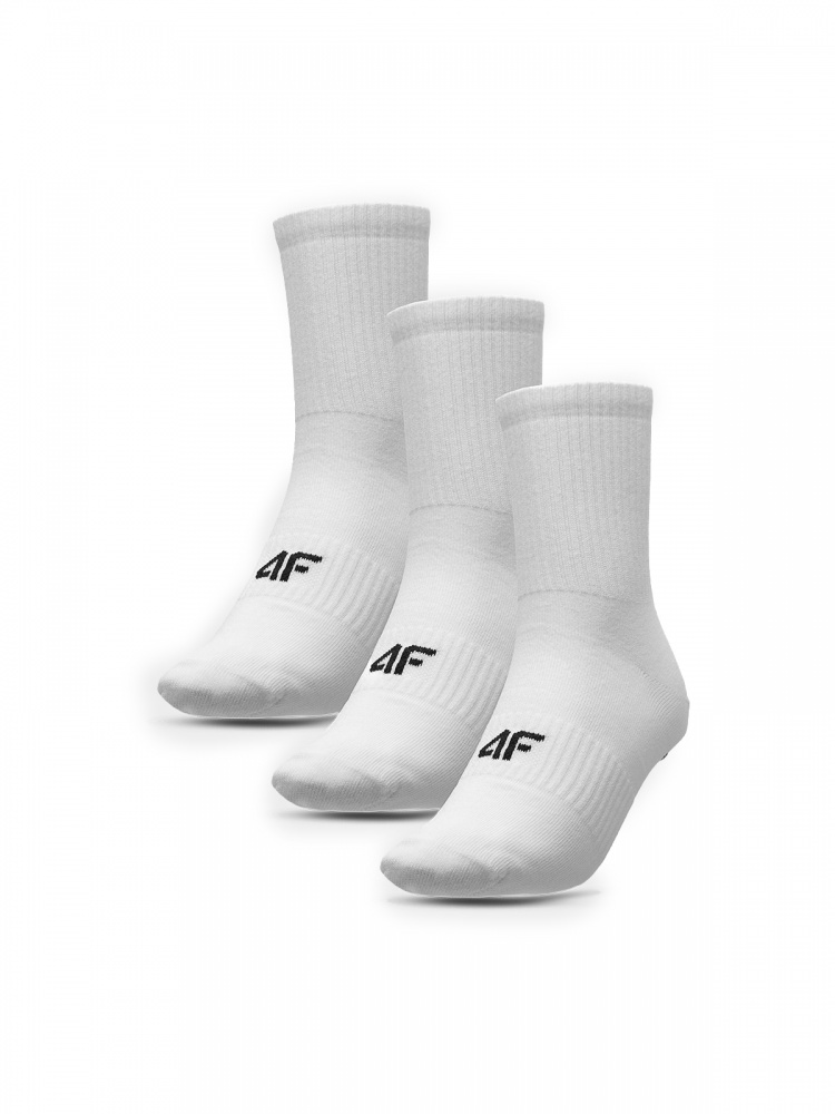 Носки 4F SOCKS CAS M280 (3PACK) 4FWMM00USOCM280-10S р.43-46 белый