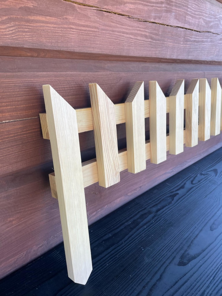 Декоративное ограждение для клумб 1000х350 мм