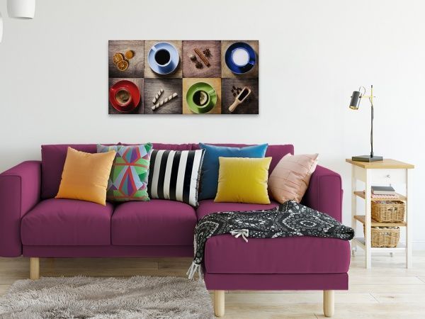 Репродукция Еда и напитки Чай и кофе 00048 96x48 см 