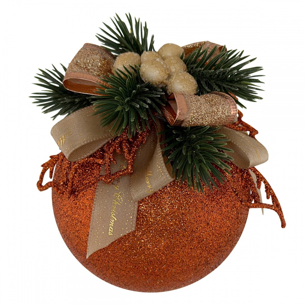 Подвеска декорированная MIS LT Шар 8 см в ассортименте