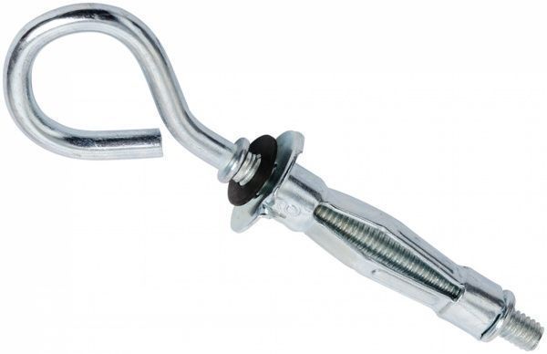 Дюбель для гипсокартона 5x52 мм 3 шт. Molly с петельным крюком Expert Fix