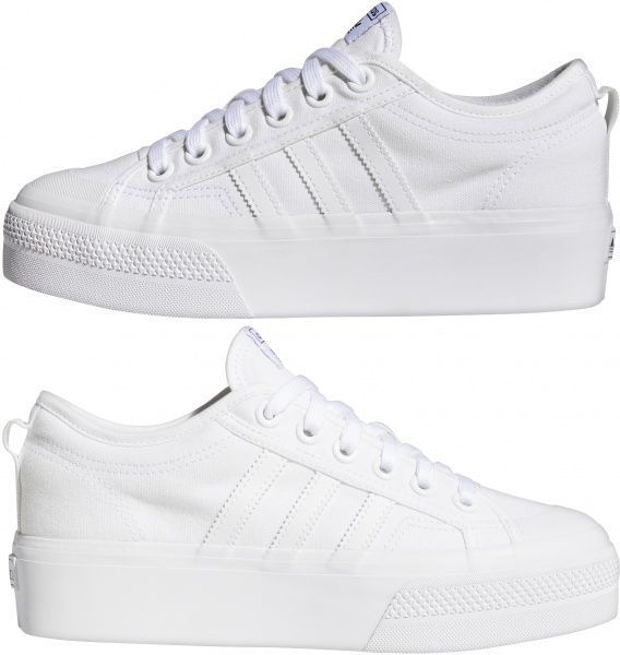 Кеди Adidas NIZZA PLATFORM W FV5322 р. UK 7,5 білий