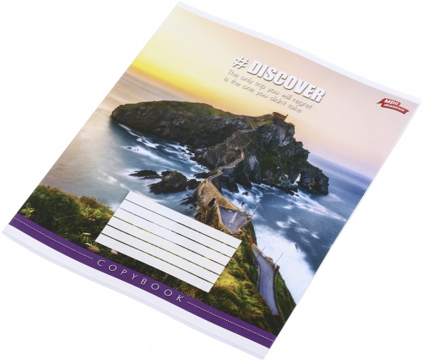 Тетрадь школьная 18 листов в клеточку в ассортименте Мечты сбываются