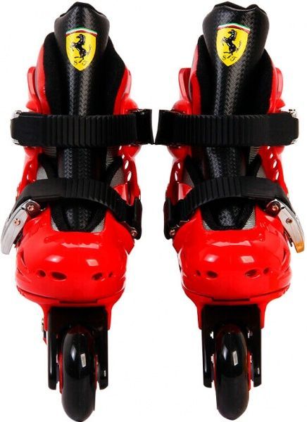 Роликовые коньки Ferrari набор детский FK7-1 р. 29-32 красный