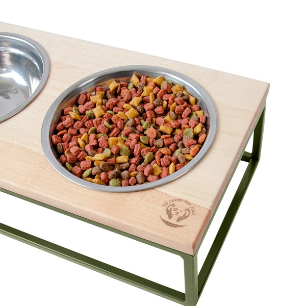 Миска подвійна 10 центів для Джека №4 M 2х800 мл хакі