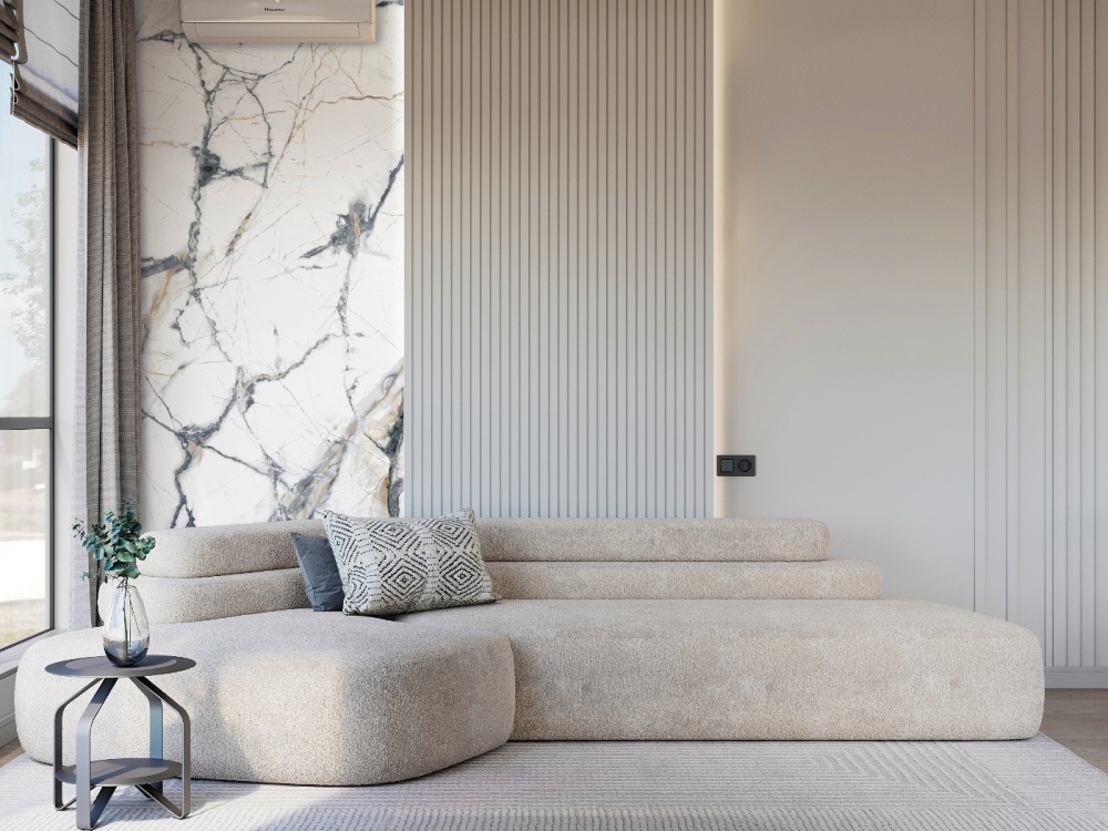 Панель Framex 3 мм Білий Мармур 2,750x1,000x0,003 2,75кв.м