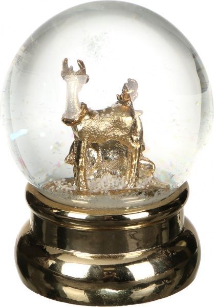 Декорация новогодняя Шар Олени 10 см ZY170491 