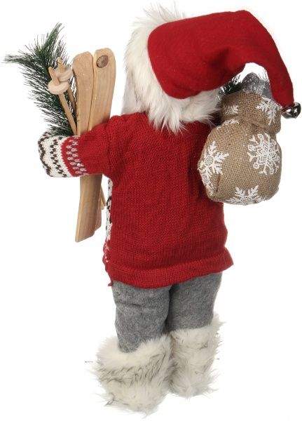 Декоративна фігура Дід Мороз лісовий S1801C 40 см 