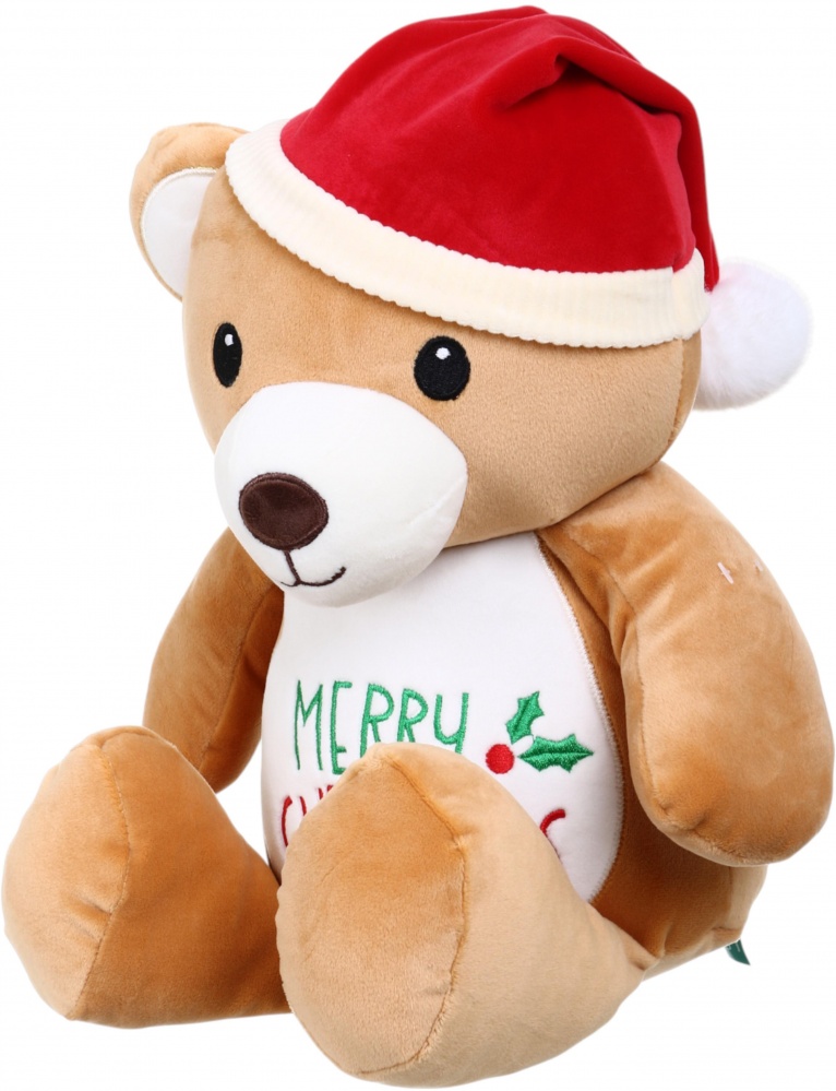 М'яка іграшка HW плюшева Різдвяна Ведмідь бежевий DT240638-12.5“