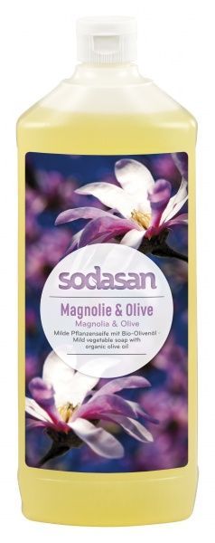 Мило рідке Sodasan Магнолія і Олива 1000 мл