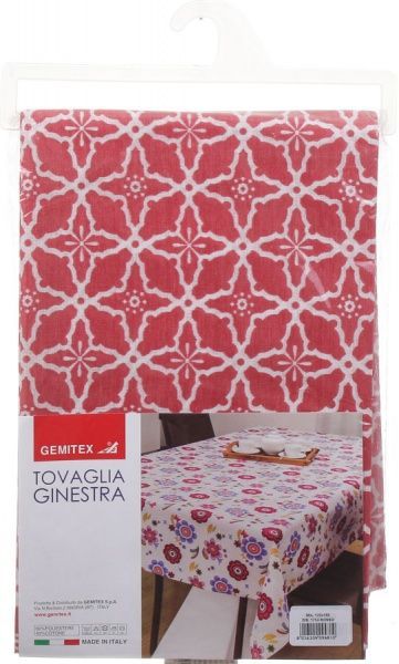 Скатерть Ginestra клен 120x160 см красный Gemitex 