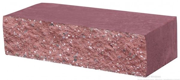 Фасадный камень Рустик 250x65 мм порфир ЗЖБК им. С. Ковальской 