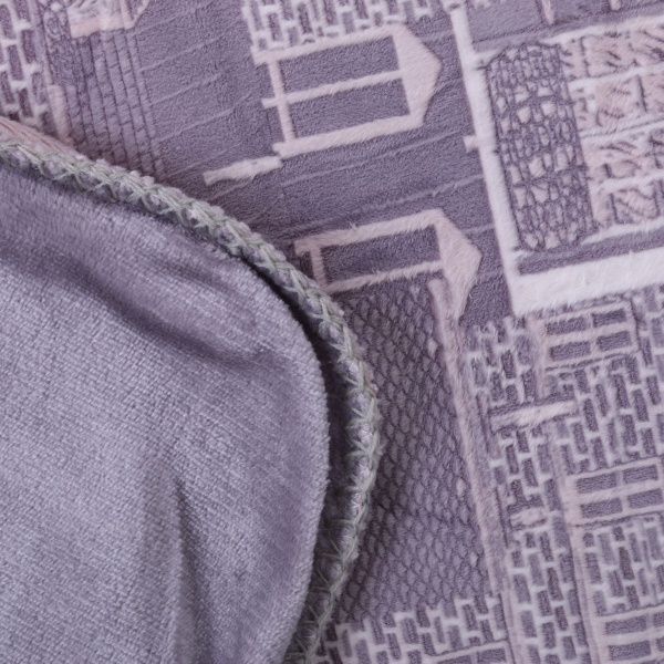 Покрывало декоративное Montmarte 160x200 см La Nuit белый с фиолетовым 