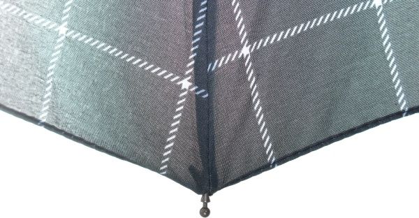 Зонт Узор прямоугольный, складной, автомат черный 