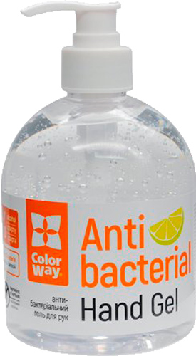 Очищающее средство ColorWay Спиртовой гель для дезинфекции рук 500 мл (CW-3950) 
