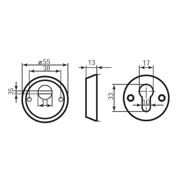 Броненакладка Comit СМ-120 PB полірована латунь