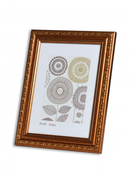 Рамка для фото Velista 30M-X-1006v 1 фото 15x21 см бронзовый 