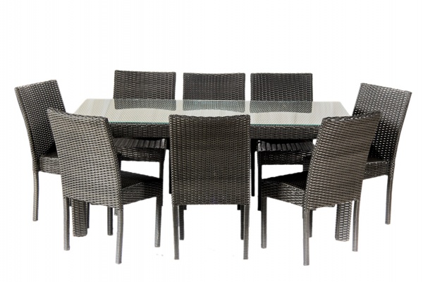 Комплект меблів Rattwood Каліфорнія Стандарт Максі темно-коричневий 