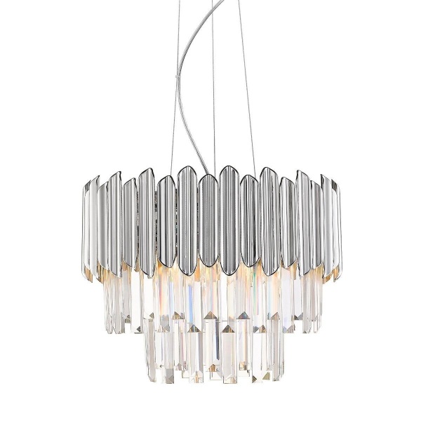 Люстра подвесная Zuma Line Gladius 5x40 Вт E14 хром 