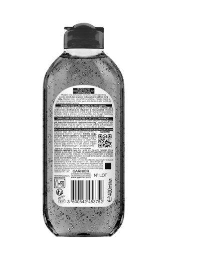 Міцелярна вода Garnier Пюр Актив з вугіллям 400 мл