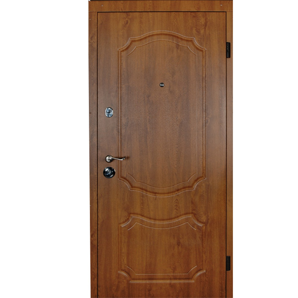 Двери металлические ДК-23 Золотой дуб 2050x880x70 мм правые