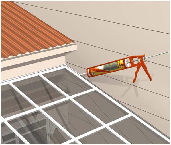 Герметик силиконовый Sika нейтральный Sikasil-C прозрачный 300мл