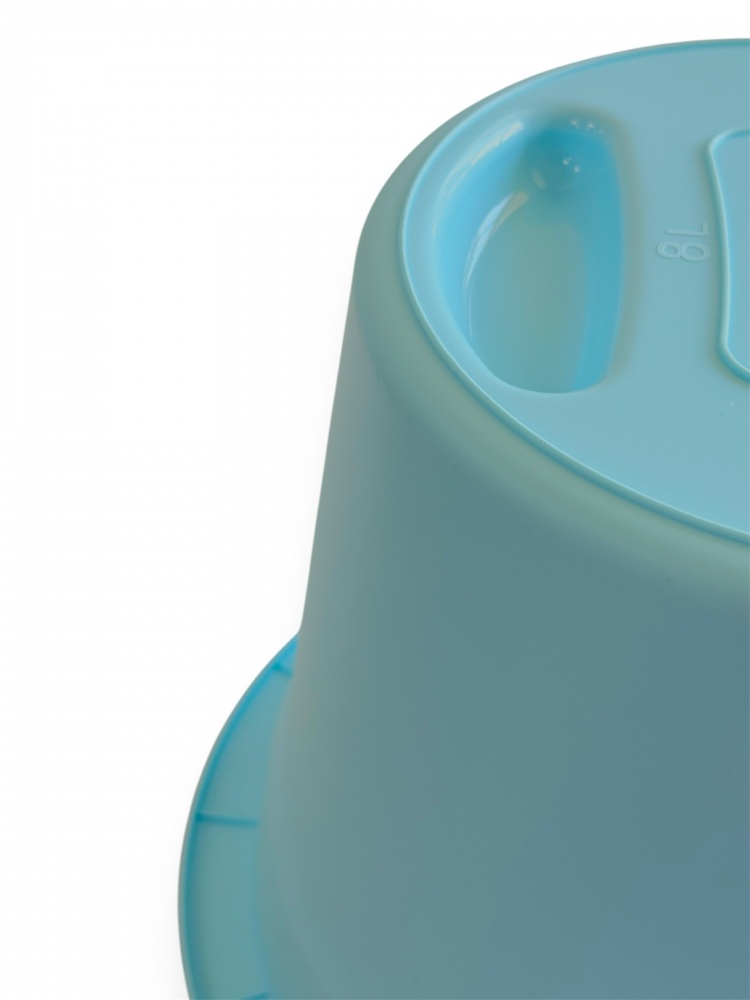 Ведро обычное Viva Lux 8 л лазурный