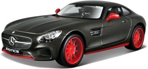 Автомодель Maisto 1:24 Mercedes AMG GT Тюнінг 32505 met. grey