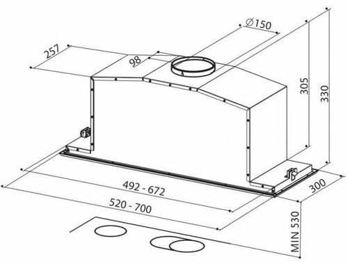 Вытяжка Faber INCA LUX EV8 X/WH A52