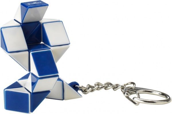 Головоломка Rubiks Змійка Біло-блакитна з кільцем RK-000146