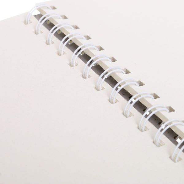 Книга для записей белая Перья минималистичные, 80 стр.