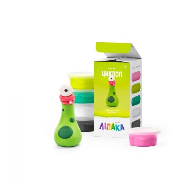 Интерактивный игровой набор Липака Пластилин с приложением Claymate Циклоп MMN004