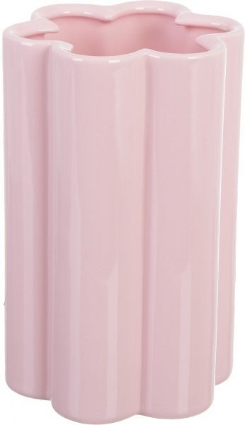 Ваза керамическая розовая Облачко 1 18 см