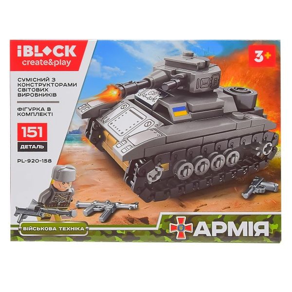 Конструктор Iblock Армія 8 видів в асортименті PL-920-158