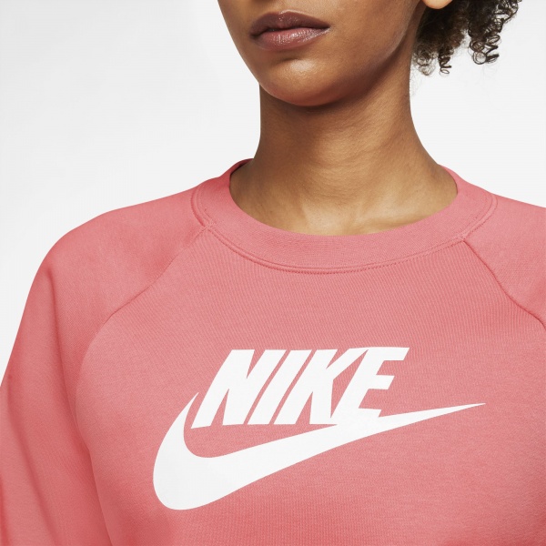 Світшот Nike W NSW ESSNTL FLC GX CREW BV4112-814 р. S помаранчевий