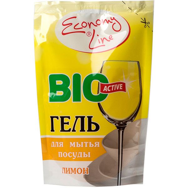 Средство для мытья посуды Economy Line Лимон 450 г