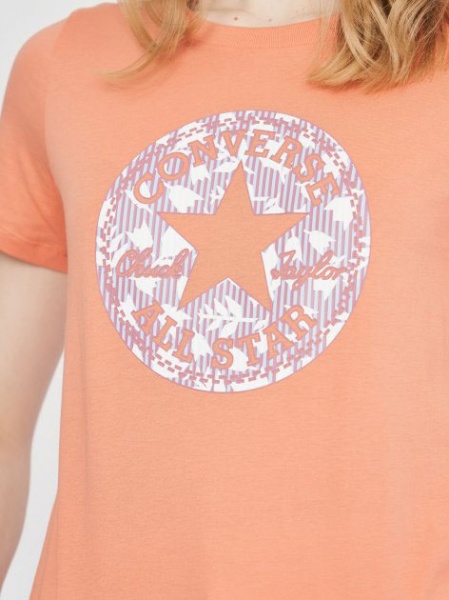 Футболка Converse Chuck Patch Infill Tee 10022955-667 р.XS оранжевый