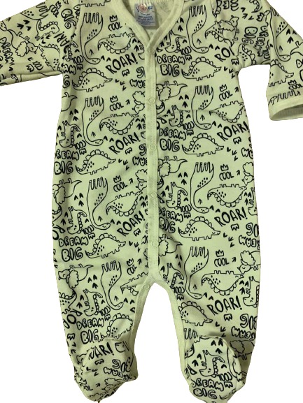 Комбінезон дитячий унісекс Моя планета динозаври Кмб401-6 р.74 білий 