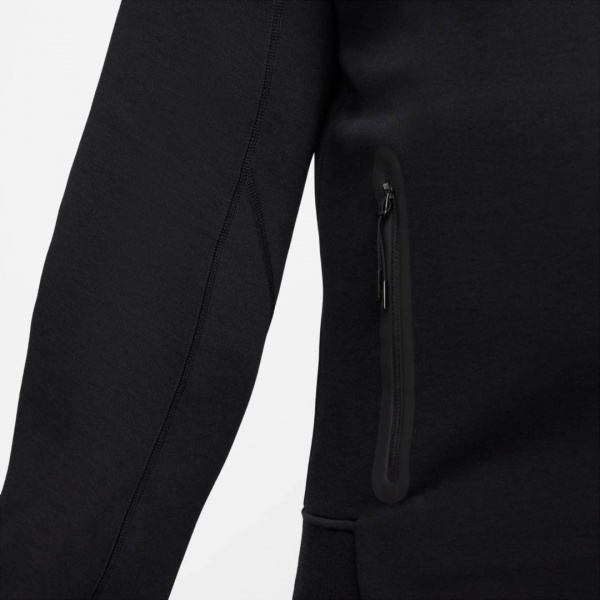 Джемпер Nike M NK TCH FLC FZ WR HOODIE FB7921-010 р.XL чорний