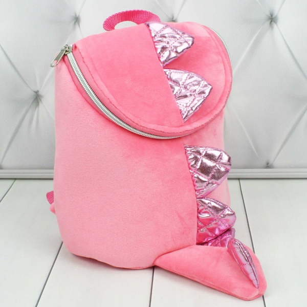 Рюкзак Копиця Діно 22 см рожевий 00200-331