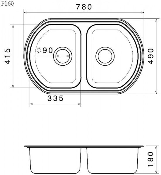 Мойка для кухни Festrum F160 
