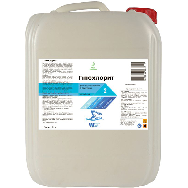 Дезинфицирующее средство Window World Water Гипохлорит 10 л